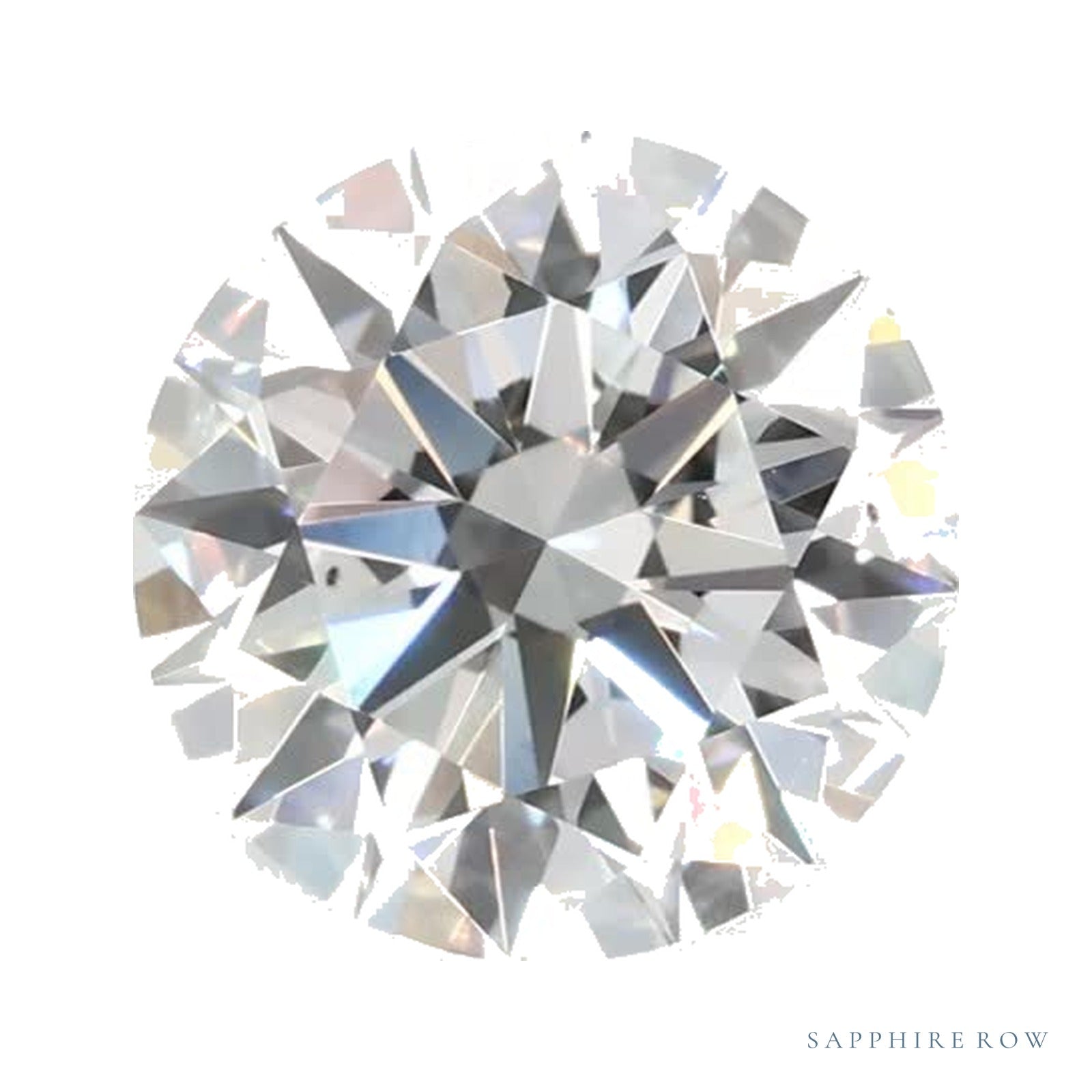 1.29 ct Lab-Grown Diamond – E VS2 – Round Cut – GCAL Certified — Sapphire Row · cut4