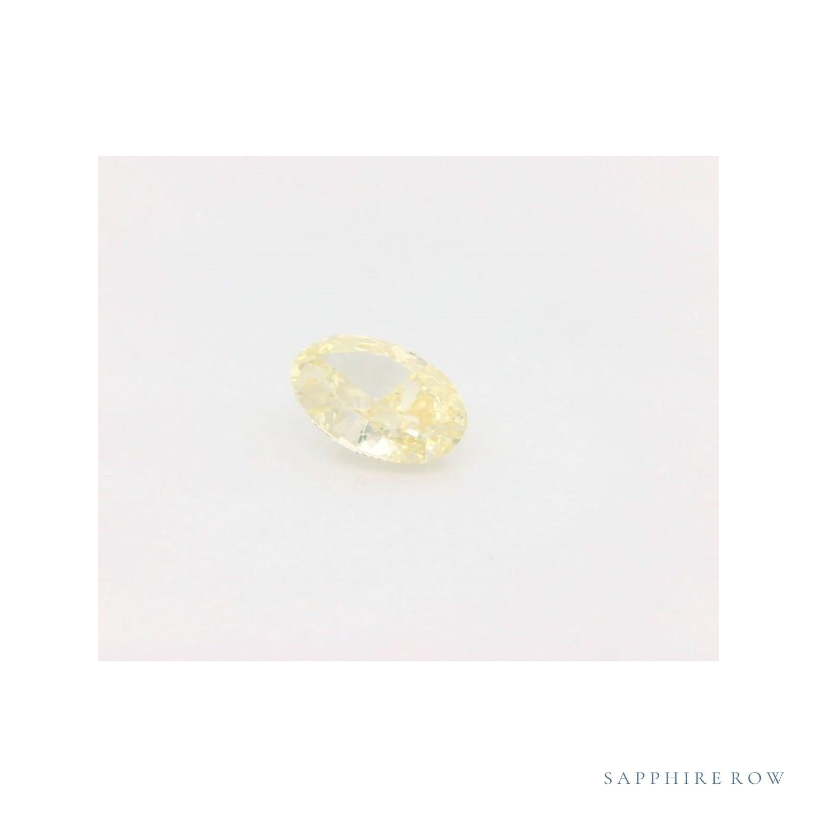 1.21 ct Lab-Grown Diamond – Fa VS1 – Oval Cut – IGI Certified — Sapphire Row · cut4