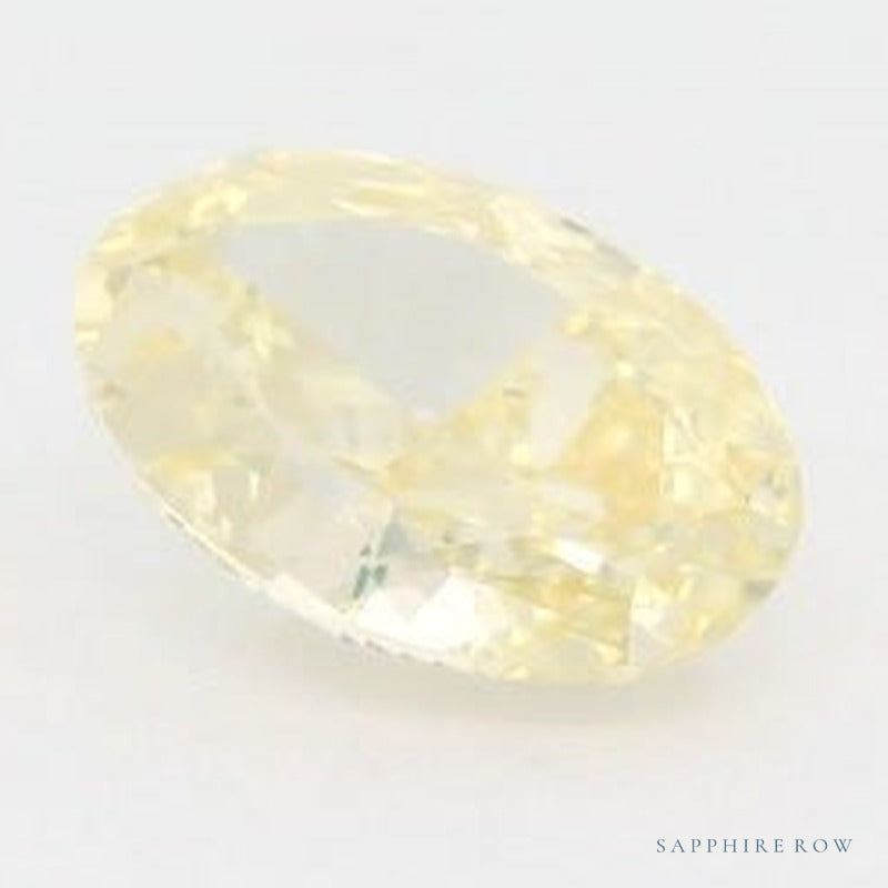 1.21 ct lab-grown fancy intense yellow diamond, oval cut | Sapphire Row · cut7