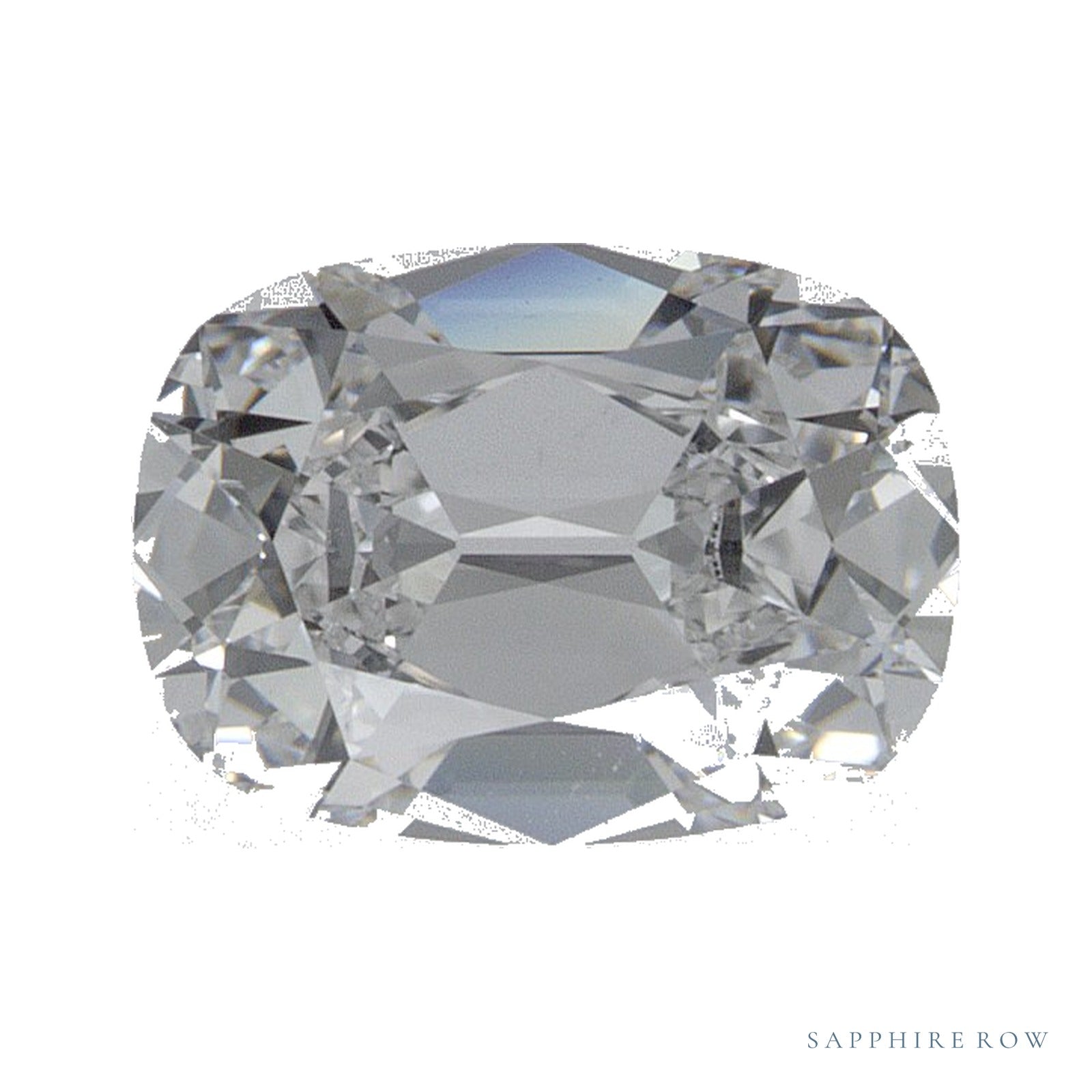 1.10 ct Lab-Grown Diamond – D IF – Elongated Cushion Cut – Old Mine Cut – IGI Certified — Sapphire Row · cut4
