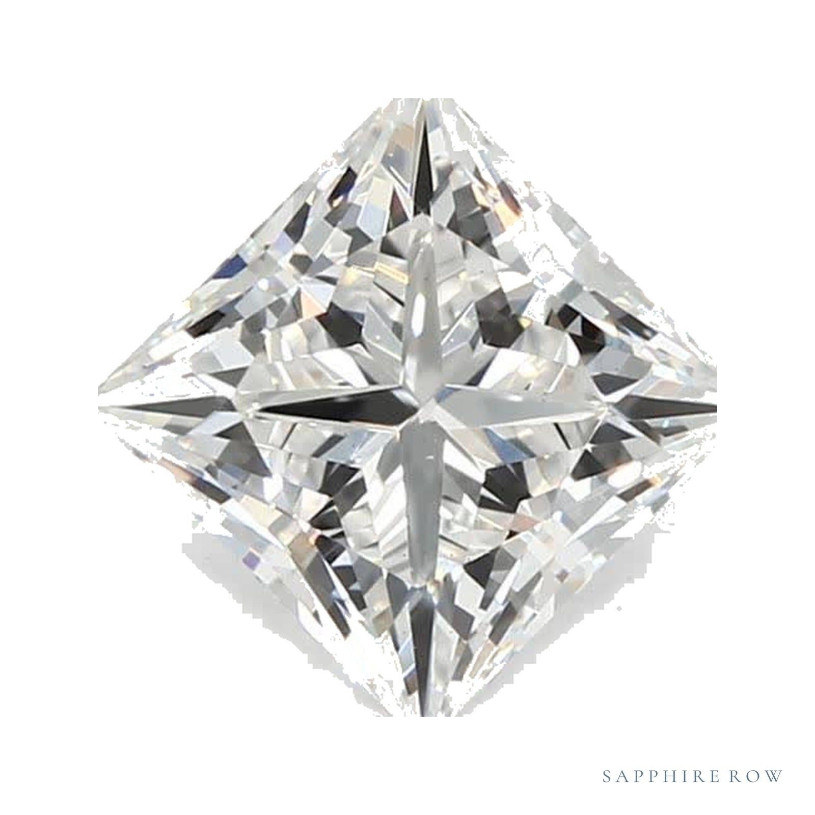 1.07 ct Lab-Grown Diamond – E VS2 – Square Cut – GCAL Certified — Sapphire Row · cut4