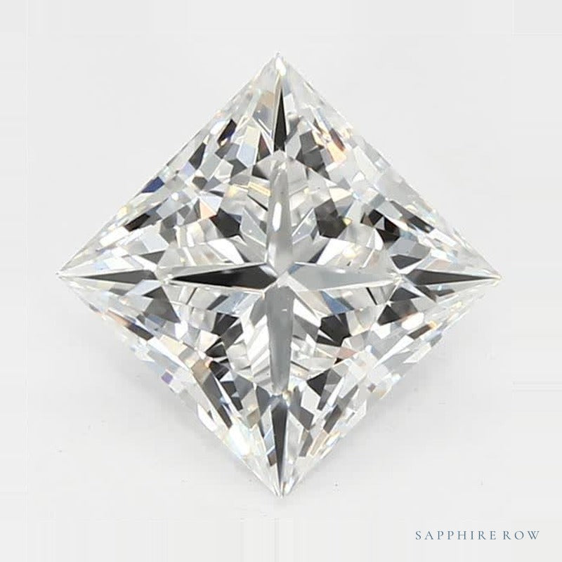 1.07 ct Lab-Grown Diamond – E VS2 – Square Cut – GCAL Certified — Sapphire Row · cut7