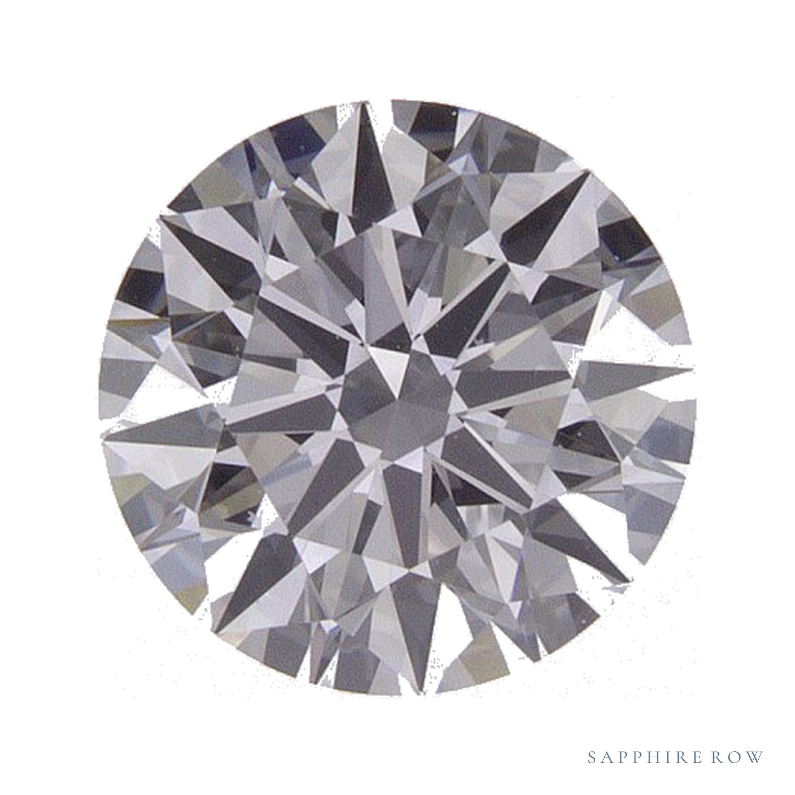1.07 ct Lab-Grown Diamond – D VVS2 – Round Cut – IGI Certified — Sapphire Row · cut4