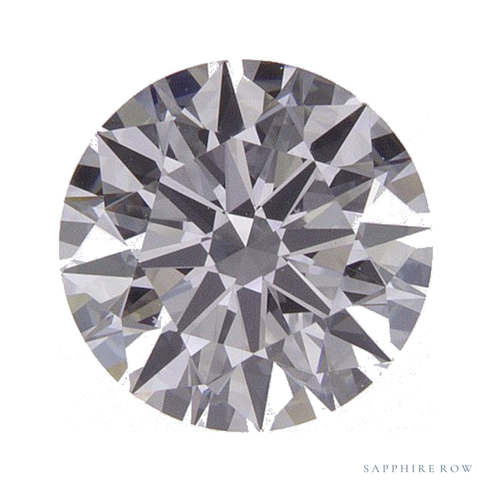 1.07 ct Lab-Grown Diamond – D VVS2 – Round Cut – IGI Certified — Sapphire Row · cut4