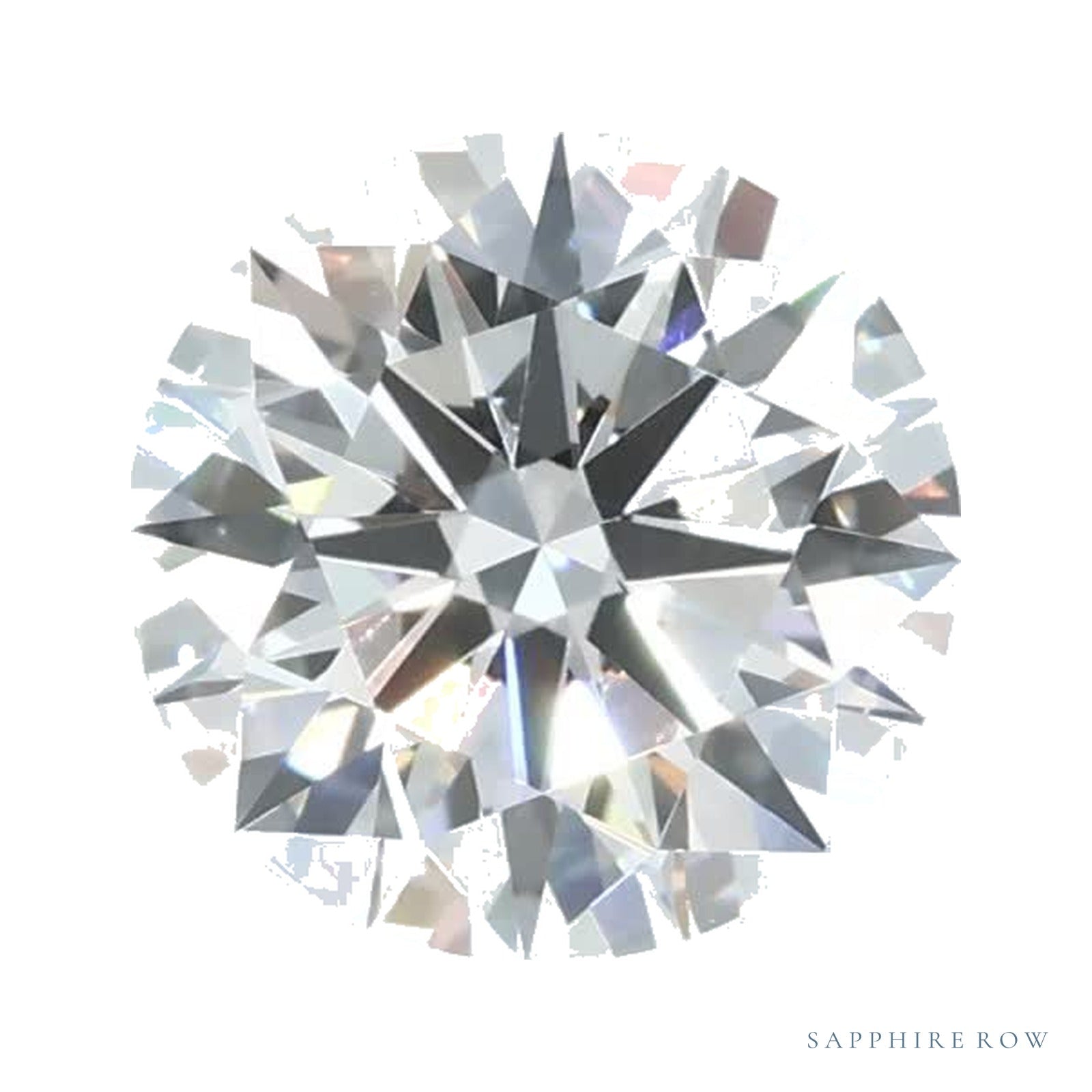 1.01 ct Lab-Grown Diamond – D VVS2 – Round Cut – GCAL Certified — Sapphire Row · cut4