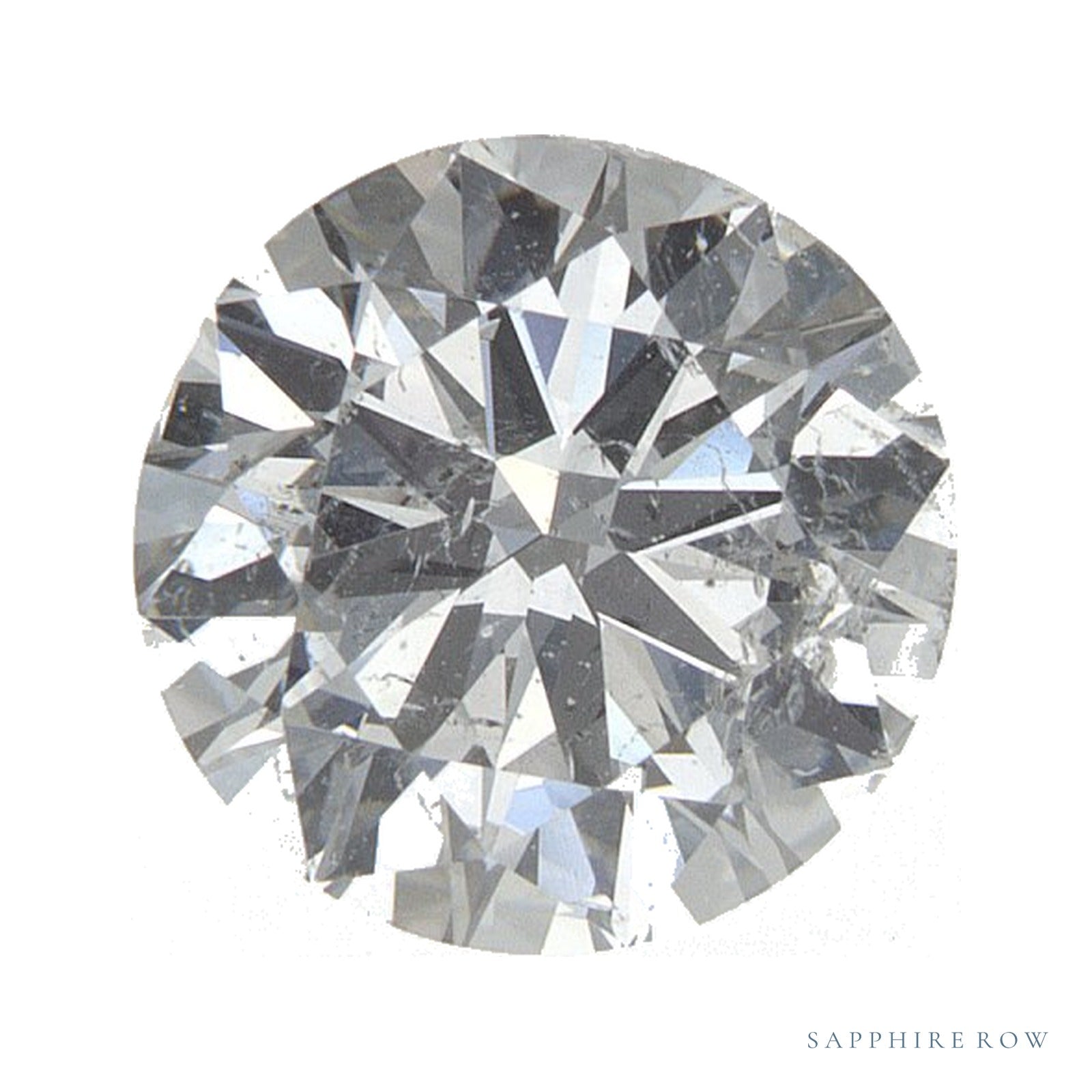 1.00 ct Natural Diamond – D SI2 – Round Cut – EGL USA Certified — Sapphire Row · cut4