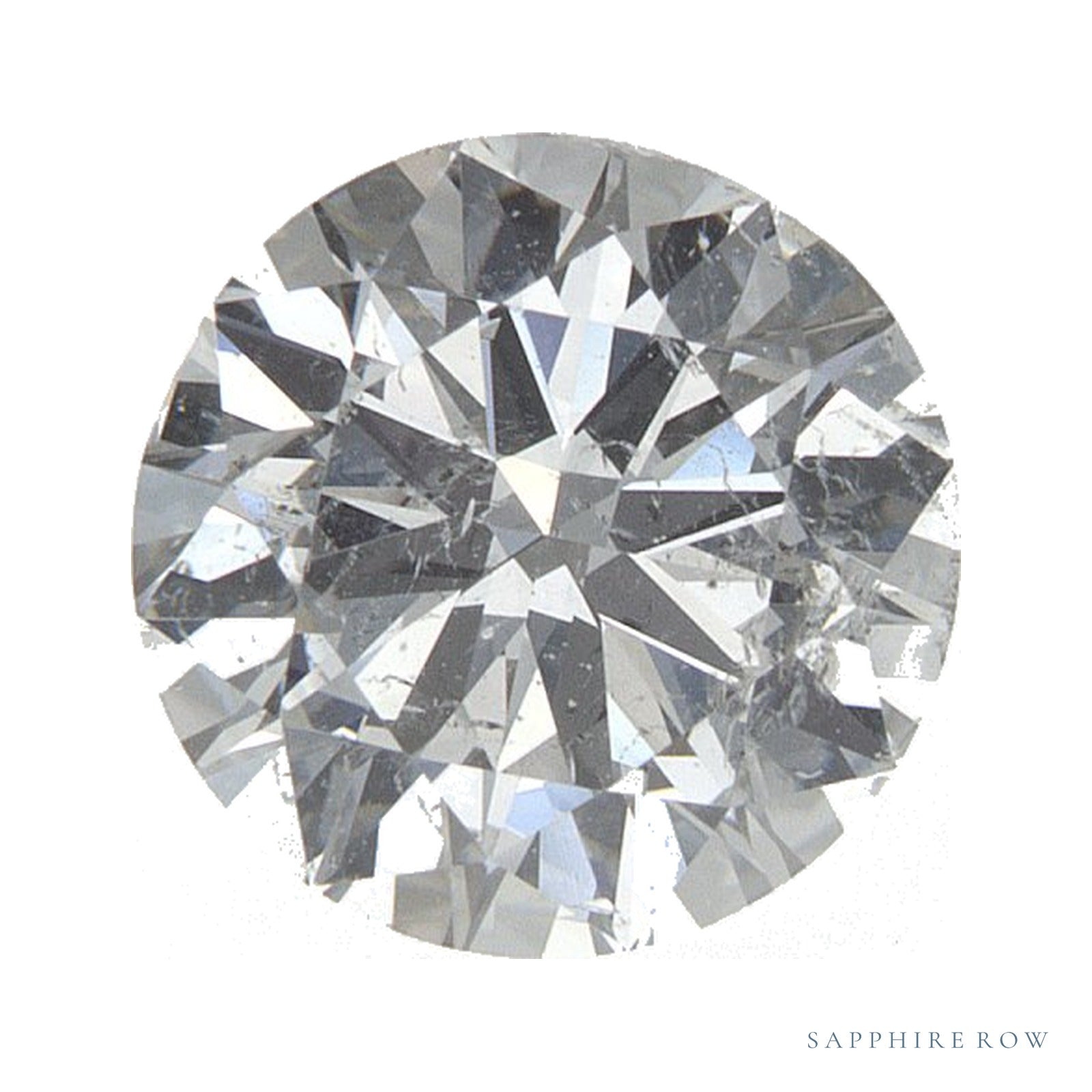 1.00 ct Natural Diamond – D SI2 – Round Cut – EGL USA Certified — Sapphire Row · cut4