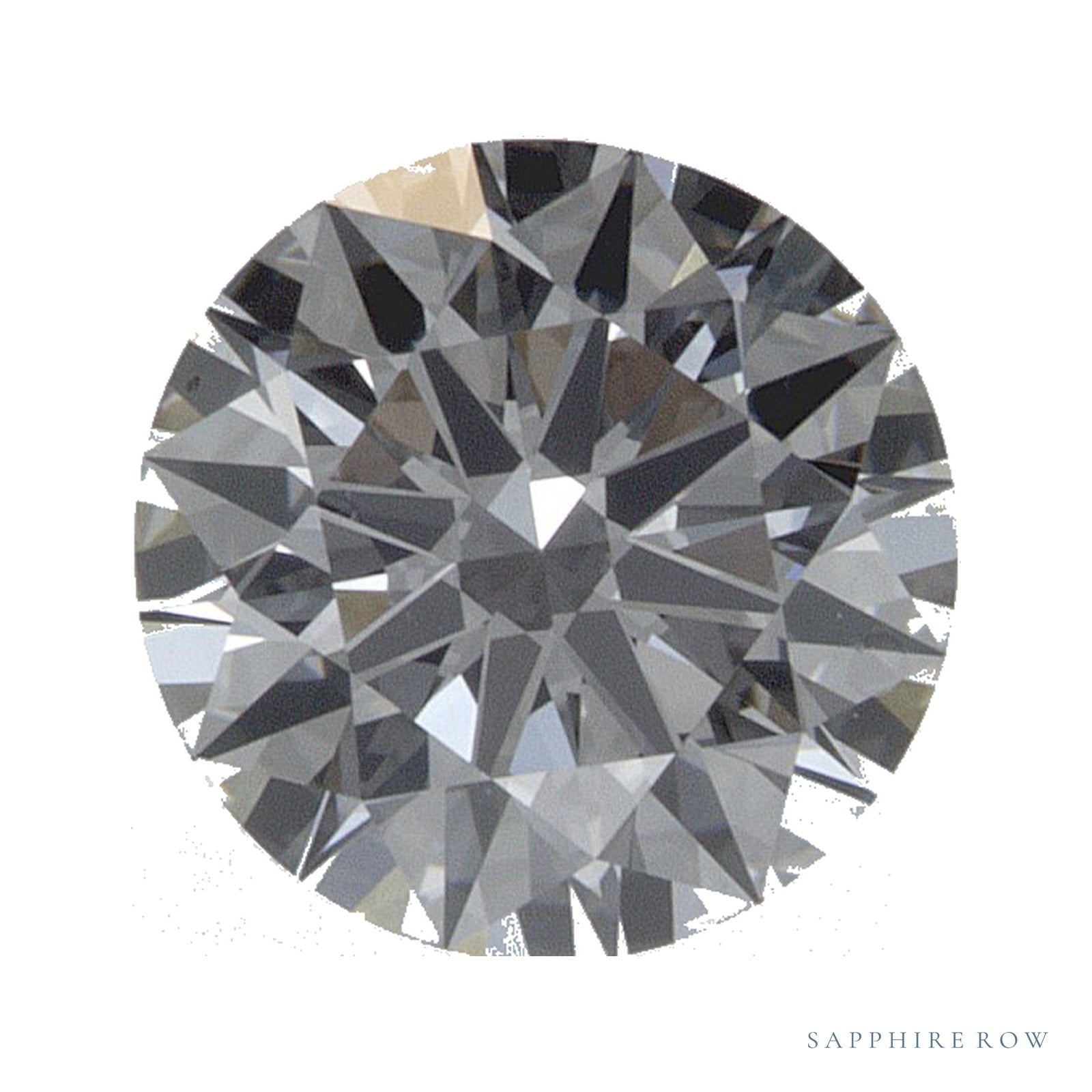 0.90 ct Lab-Grown Diamond – D VVS2 – Round Cut – IGI Certified — Sapphire Row · cut4