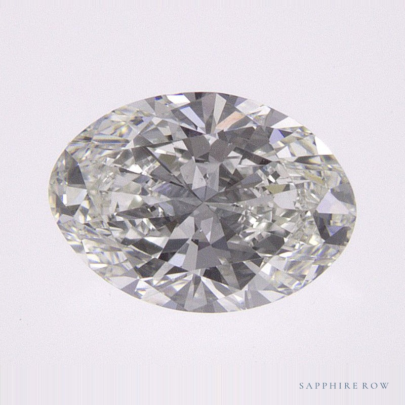0.80 ct Natural Diamond – H VS2 – Oval Cut – GIA Certified — Sapphire Row · cut7