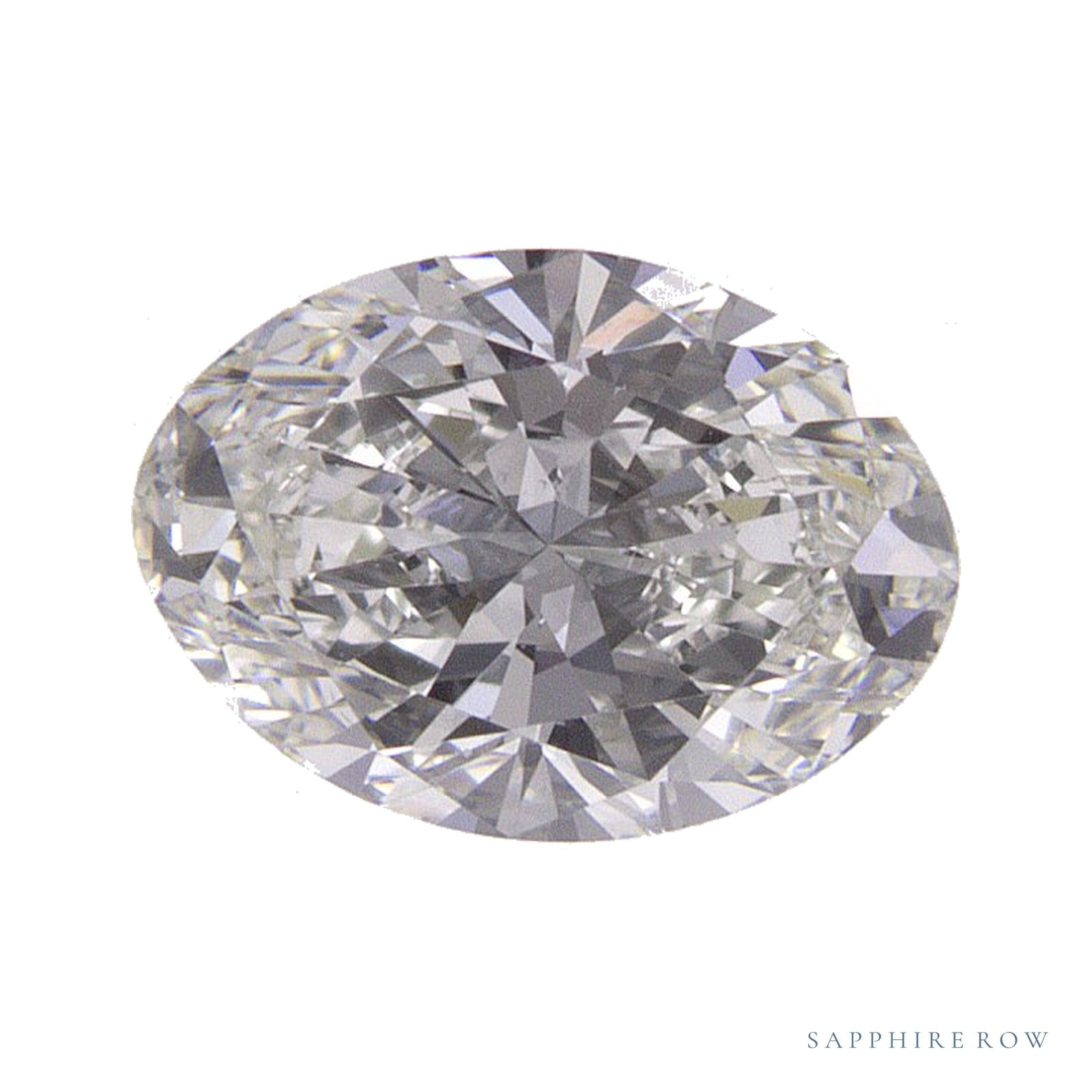 0.80 ct Natural Diamond – H VS2 – Oval Cut – GIA Certified — Sapphire Row · cut4
