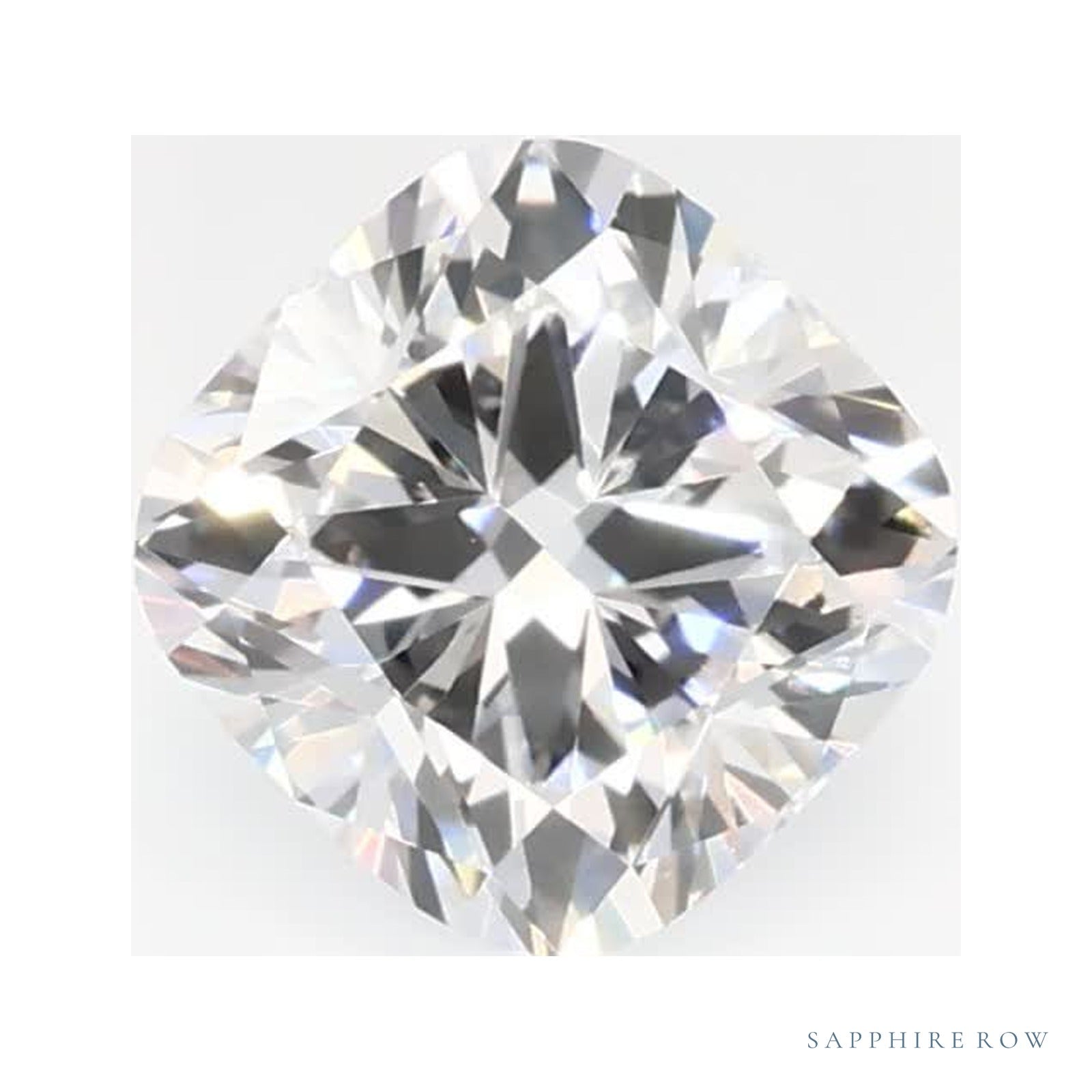 0.77 ct Lab-Grown Diamond – D VS1 – Cushion Cut – GCAL Certified — Sapphire Row · cut4