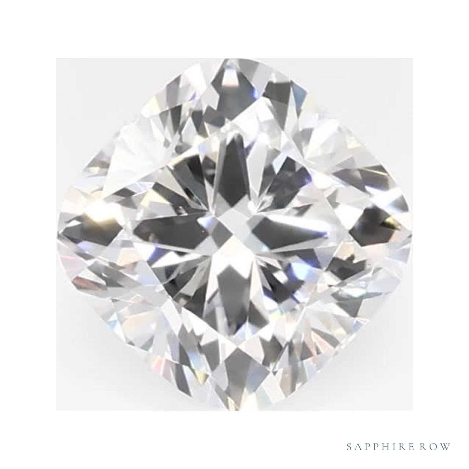 0.77 ct Lab-Grown Diamond – D VS1 – Cushion Cut – GCAL Certified — Sapphire Row · cut4