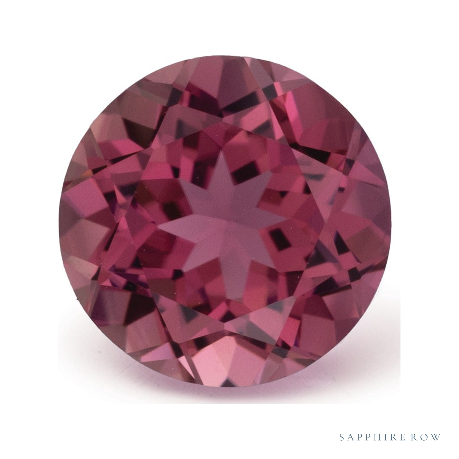 1.29 ct Natural Pink Tourmaline – Round Cut — Sapphire Row · cut4