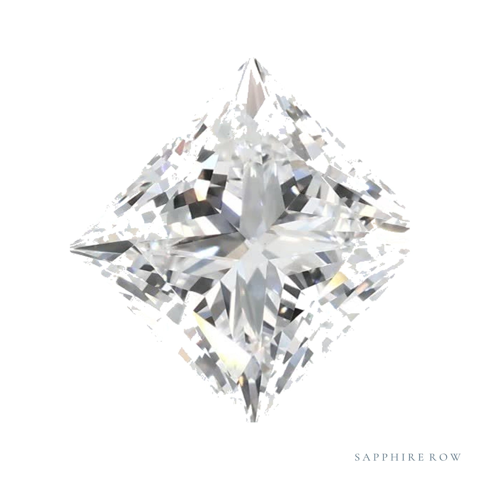 2.52 ct Lab-Grown Diamond – D VS1 – Square Cut – GCAL Certified — Sapphire Row · cut4