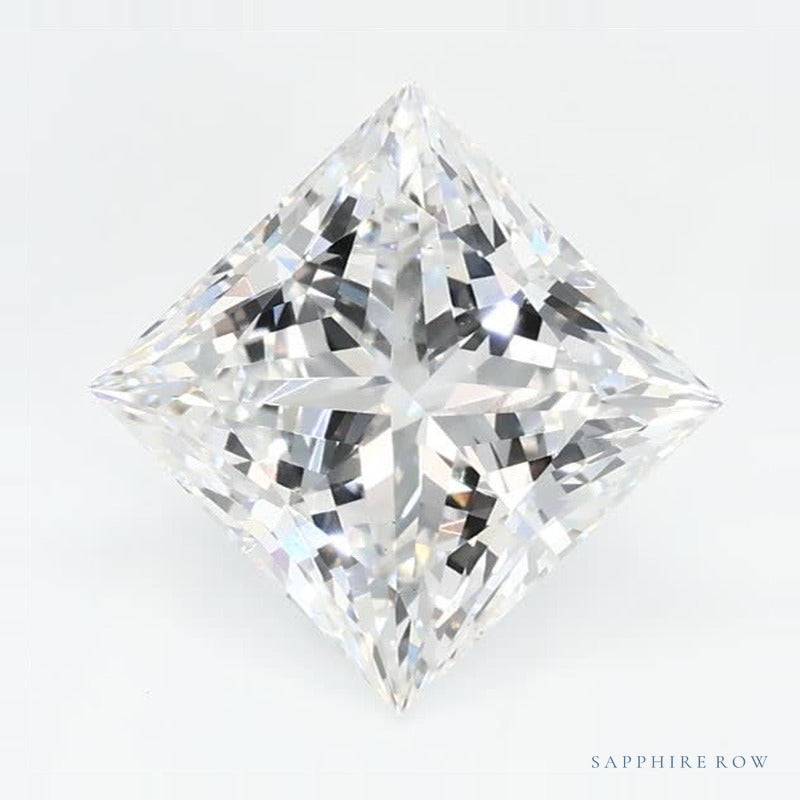 2.06 ct Lab-Grown Diamond – D VS1 – Square Cut – GCAL Certified — Sapphire Row · cut7