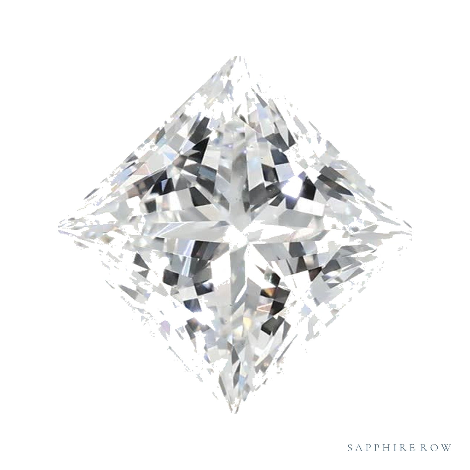 2.06 ct Lab-Grown Diamond – D VS1 – Square Cut – GCAL Certified — Sapphire Row · cut4