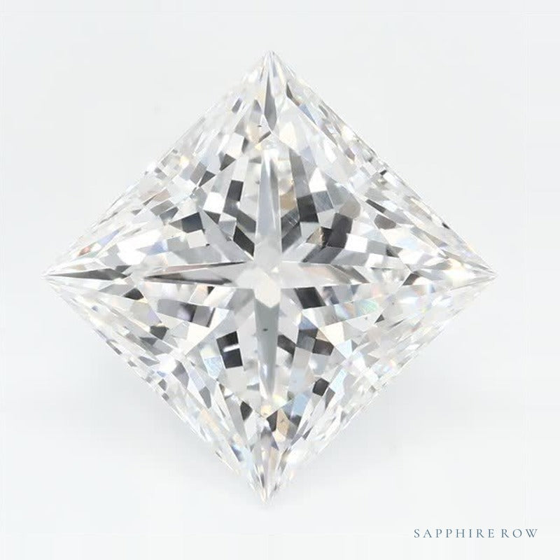 3.07 ct Lab-Grown Diamond – D VS2 – Square Cut – GCAL Certified — Sapphire Row · cut7