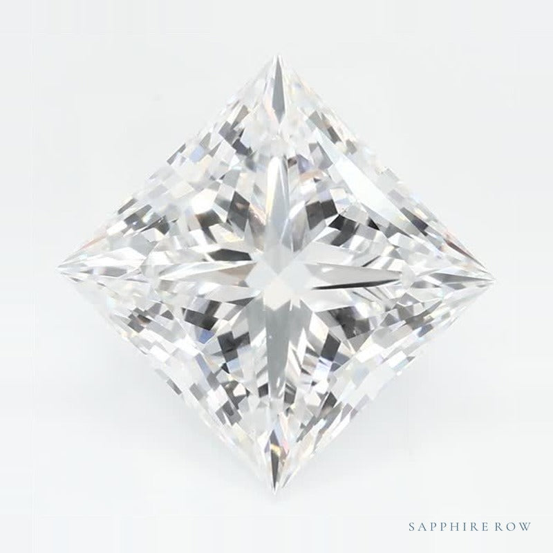 2.61 ct Lab-Grown Diamond – D VS1 – Square Cut – GCAL Certified — Sapphire Row · cut7