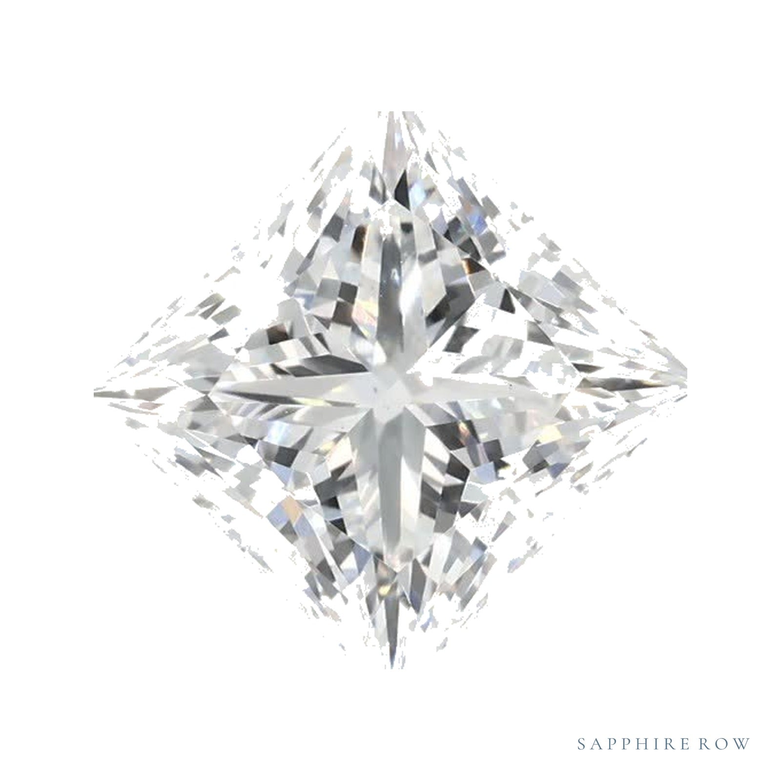 2.04 ct Lab-Grown Diamond – D VS1 – Square Cut – GCAL Certified — Sapphire Row · cut4