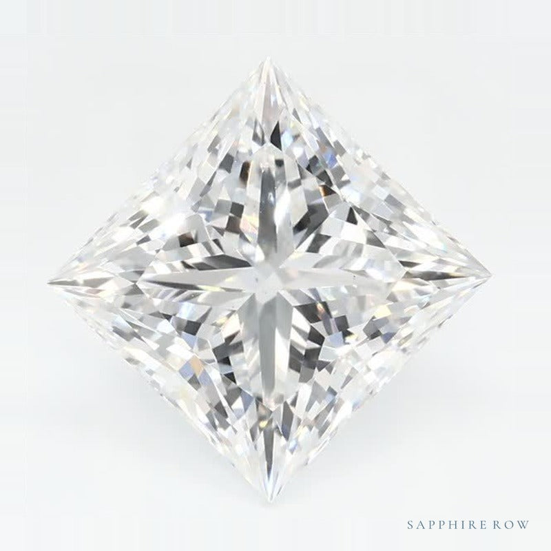 2.04 ct Lab-Grown Diamond – D VS1 – Square Cut – GCAL Certified — Sapphire Row · cut7