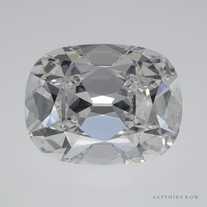 2.02 ct Lab-Grown Diamond – E VVS2 – Elongated Cushion Cut – Old Mine Cut – IGI Certified — Sapphire Row · cut6