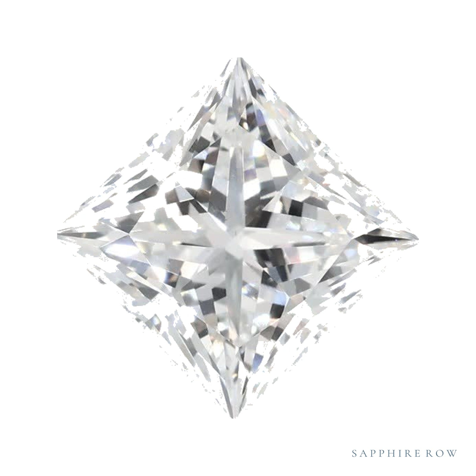 2.01 ct Lab-Grown Diamond – E VS1 – Square Cut – GCAL Certified — Sapphire Row · cut4