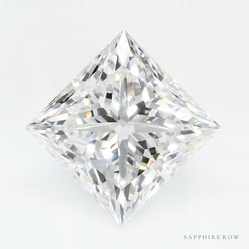 2.00 ct Lab-Grown Diamond – D VS2 – Square Cut – GCAL Certified — Sapphire Row · cut7