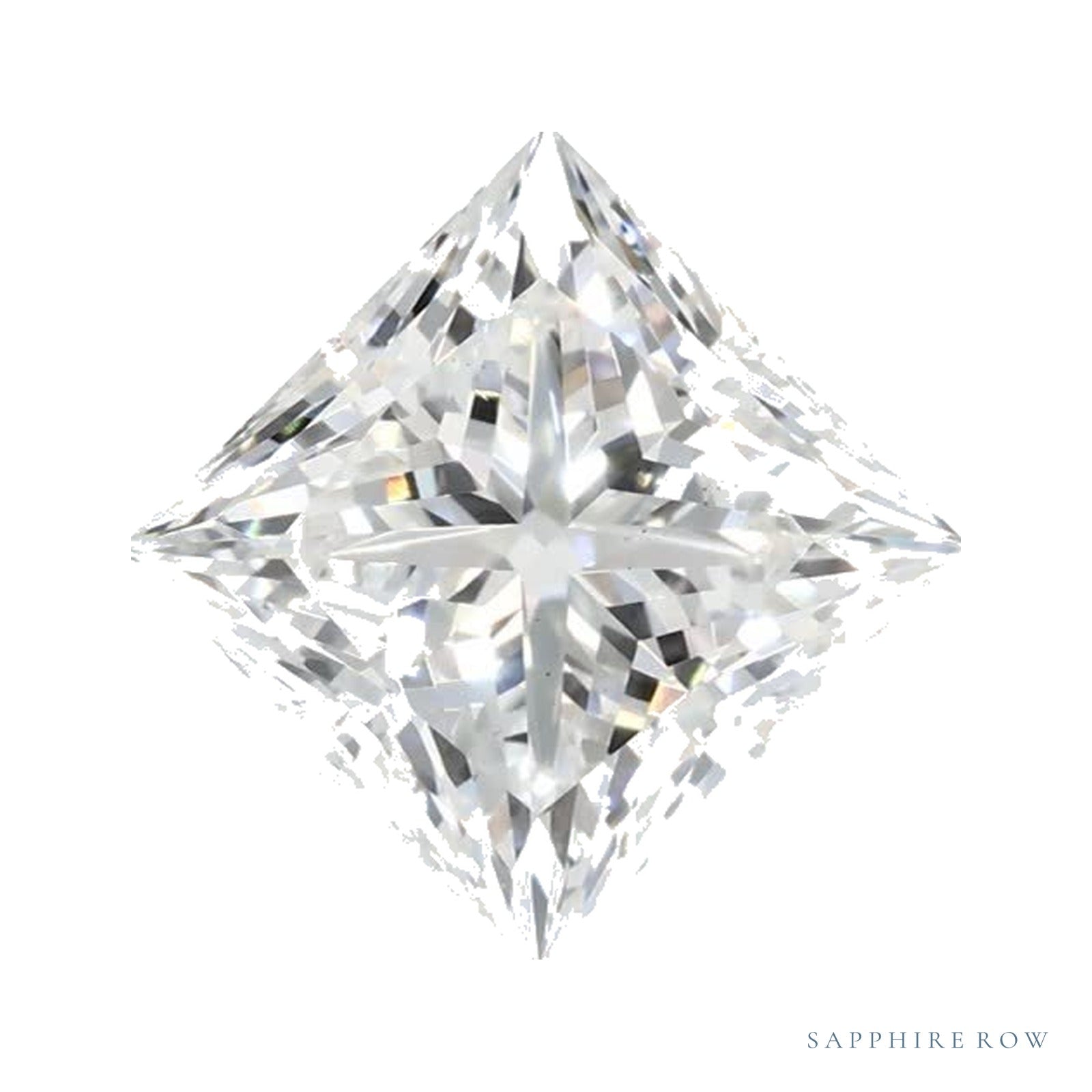 2.00 ct Lab-Grown Diamond – D VS2 – Square Cut – GCAL Certified — Sapphire Row · cut4