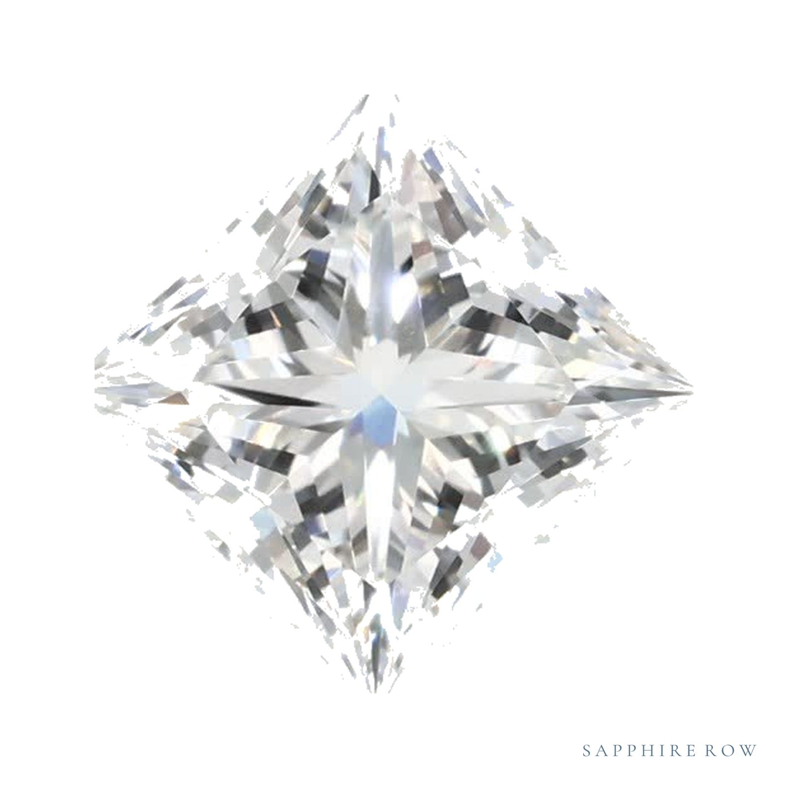 1.65 ct Lab-Grown Diamond – D VVS1 – Square Cut – GCAL Certified — Sapphire Row · cut4