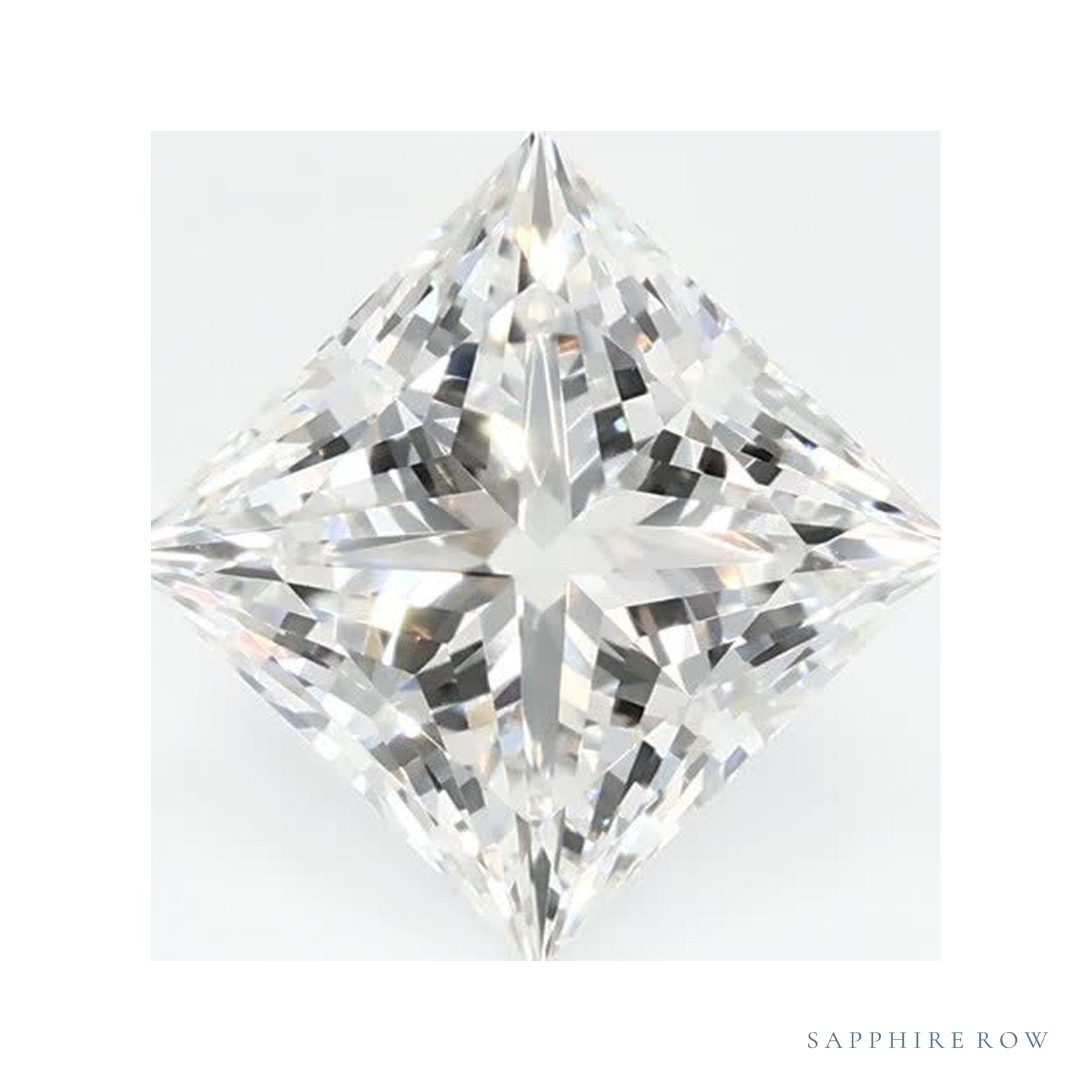 1.55 ct Lab-Grown Diamond – G VS1 – Square Cut – GCAL Certified — Sapphire Row · cut4