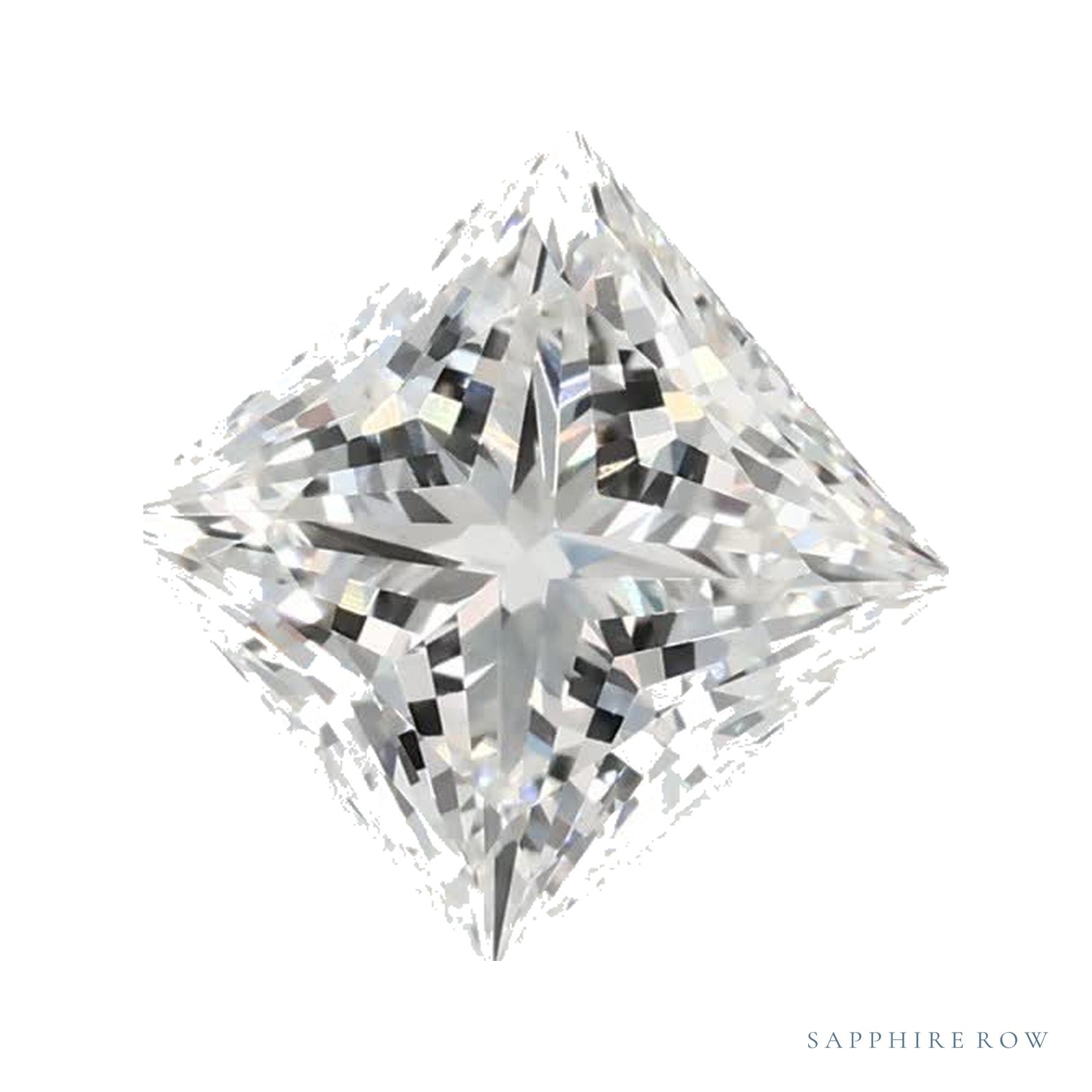 1.51 ct Lab-Grown Diamond – F VVS2 – Square Cut – GCAL Certified — Sapphire Row · cut4
