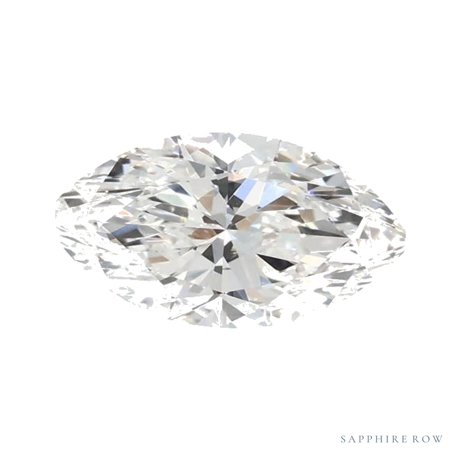 0.88 ct Lab-Grown Diamond – E VVS2 – Marquise Cut – GCAL Certified — Sapphire Row · cut4