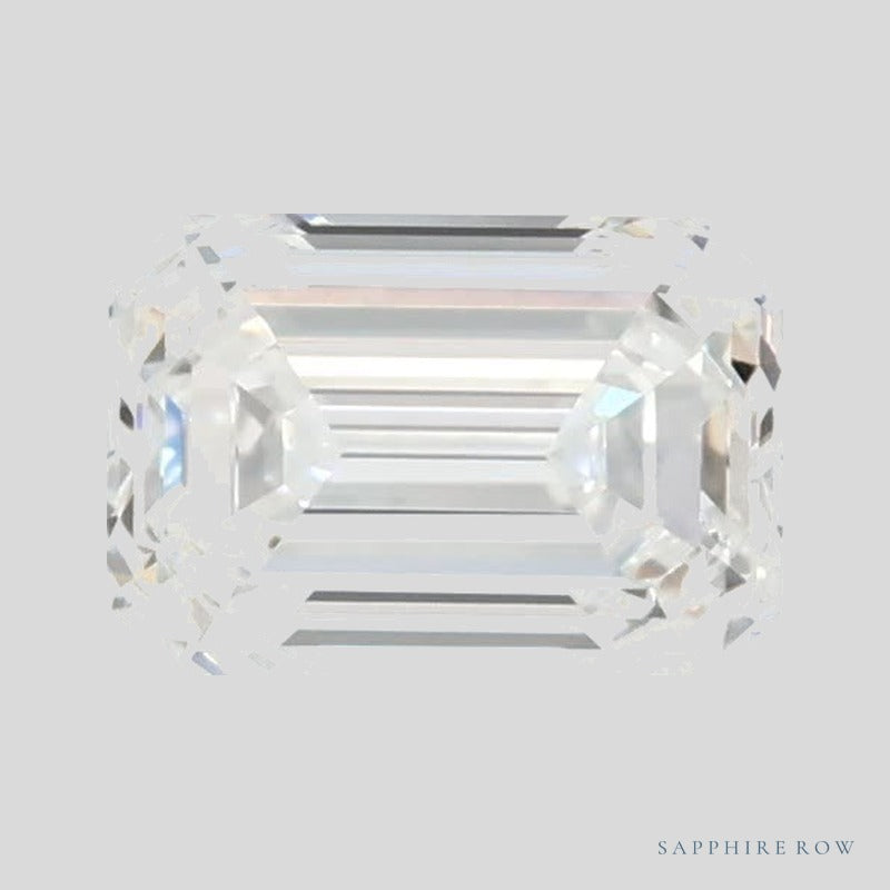 0.64 ct Lab-Grown Diamond – E VVS1 – Emerald Cut – GCAL Certified — Sapphire Row · cut4 · cut5