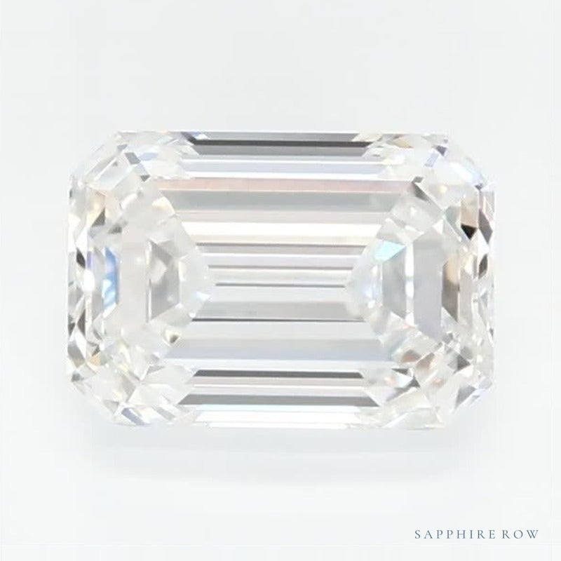 0.64 ct Lab-Grown Diamond – E VVS1 – Emerald Cut – GCAL Certified — Sapphire Row · cut7