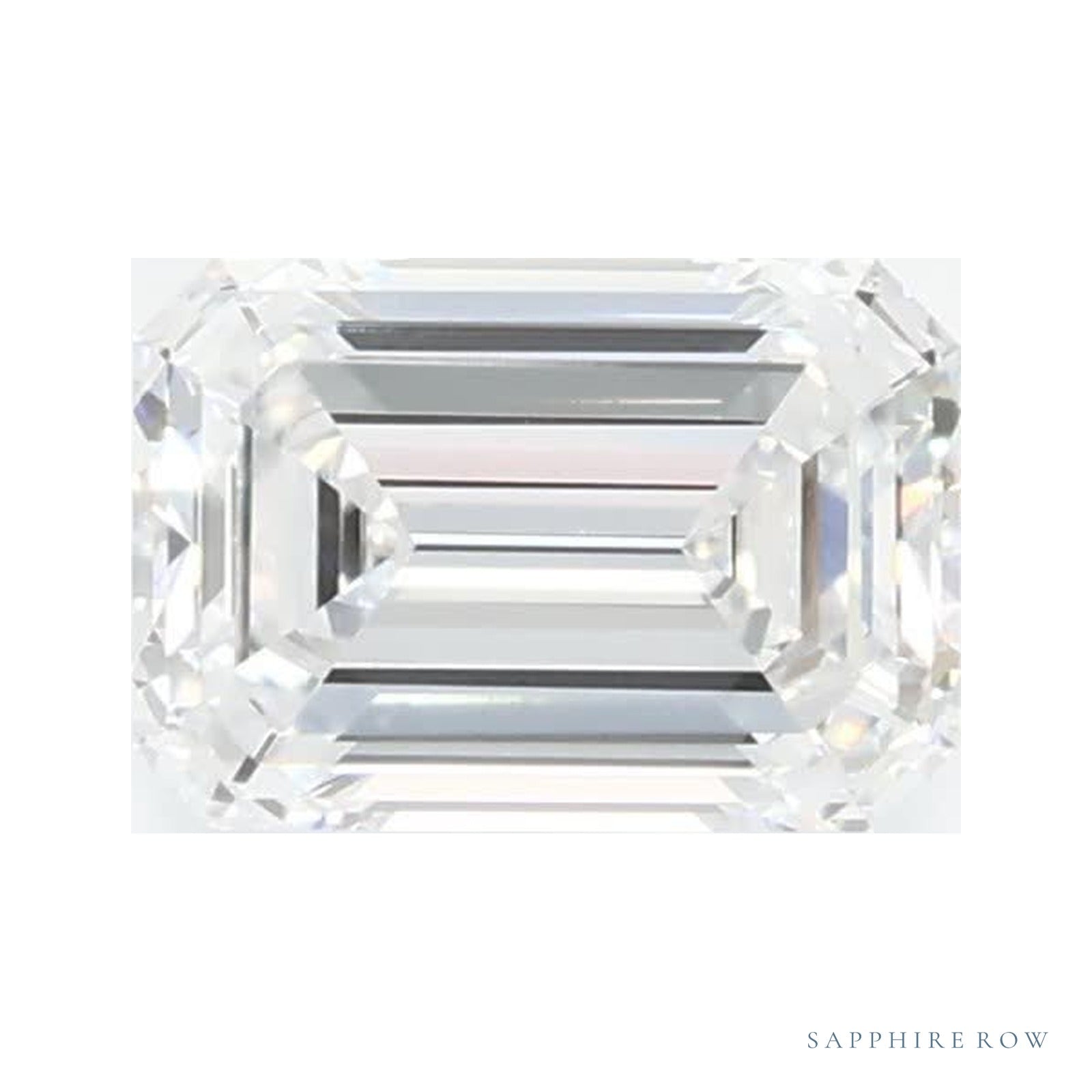 0.61 ct Lab-Grown Diamond – D VVS2 – Emerald Cut – GCAL Certified — Sapphire Row · cut4