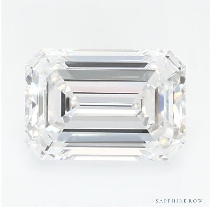 0.61 ct Lab-Grown Diamond – D VVS2 – Emerald Cut – GCAL Certified — Sapphire Row · cut7