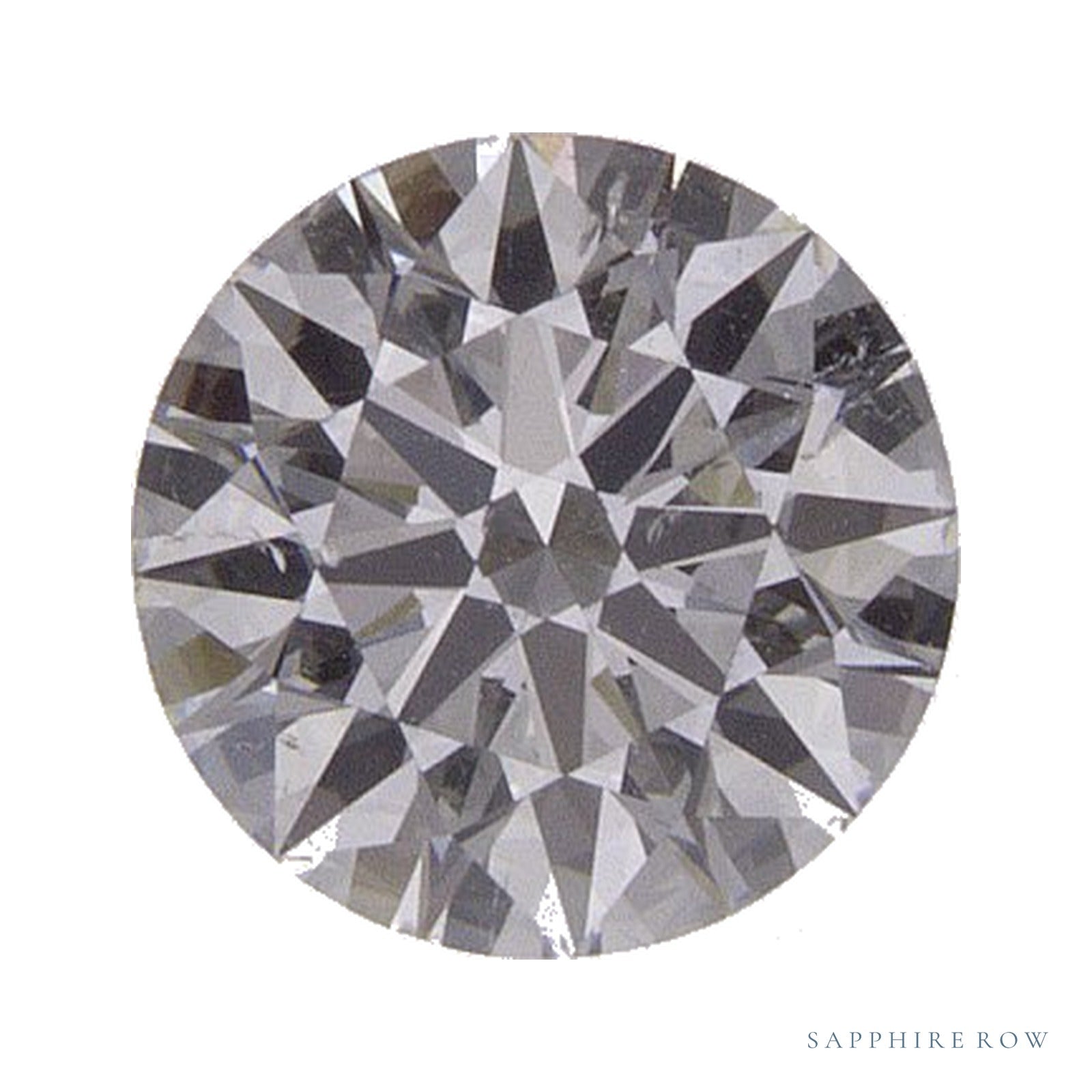 0.59 ct Natural Diamond – G SI2 – Round Cut – GIA Certified — Sapphire Row · cut4