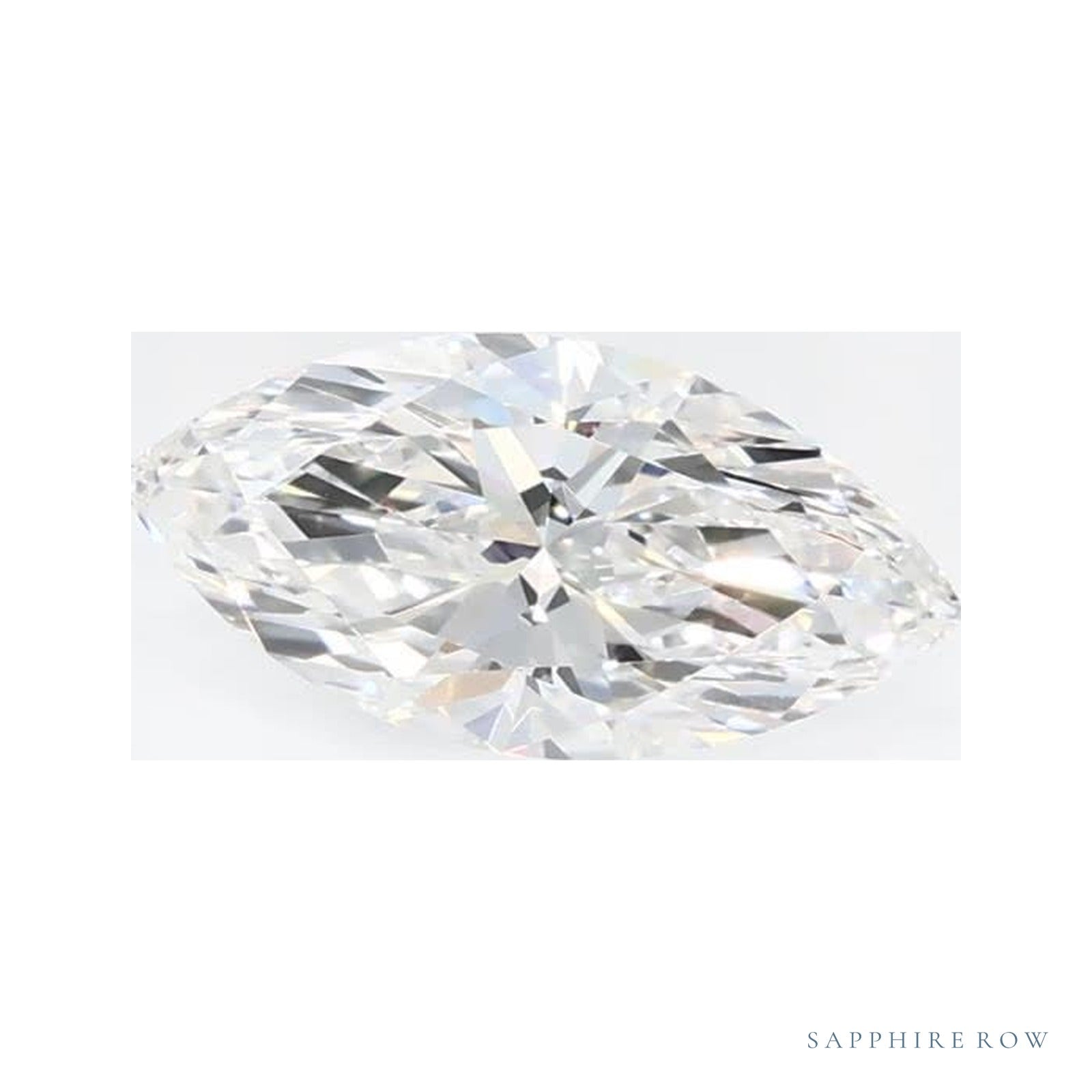 0.56 ct Lab-Grown Diamond – E VVS2 – Marquise Cut – GCAL Certified — Sapphire Row · cut4