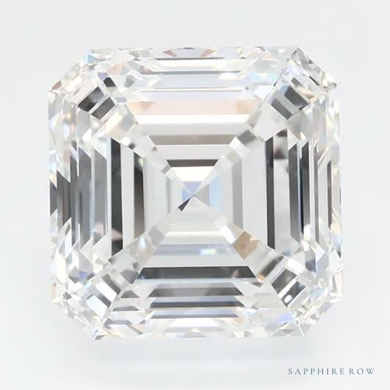 3.24 ct Lab-Grown Diamond – D VS1 – Asscher Cut – GCAL Certified — Sapphire Row · cut6