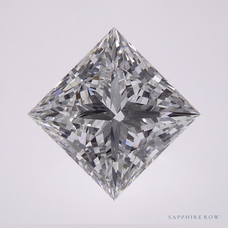3.08 ct Lab-Grown Diamond – E VVS2 – Square Cut – IGI Certified — Sapphire Row · cut6