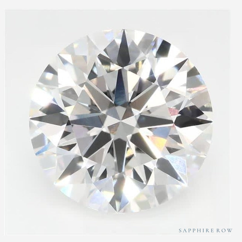 3.10 ct Lab-Grown Diamond – F VS1 – Round Cut – GCAL Certified — Sapphire Row · cut6