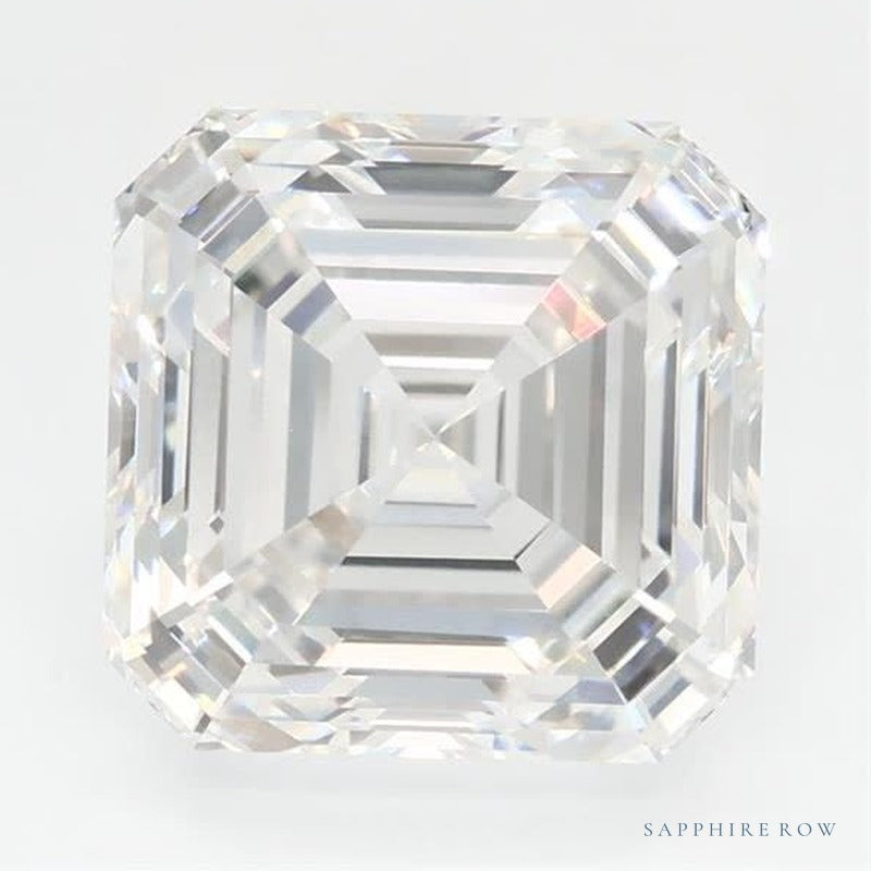 3.04 ct Lab-Grown Diamond – F VVS2 – Asscher Cut – GCAL Certified — Sapphire Row · cut6