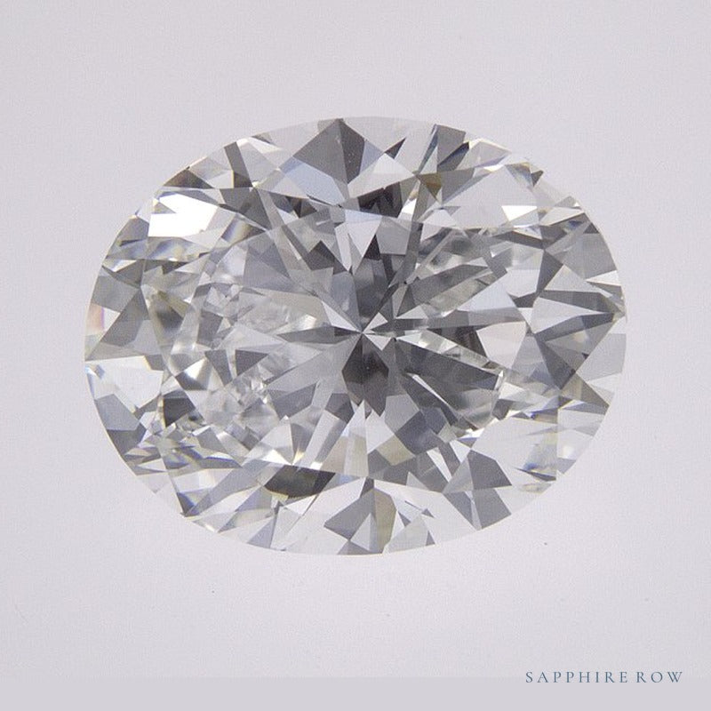 2.76 ct Lab-Grown Diamond – E VVS2 – Oval Cut – IGI Certified — Sapphire Row · cut6