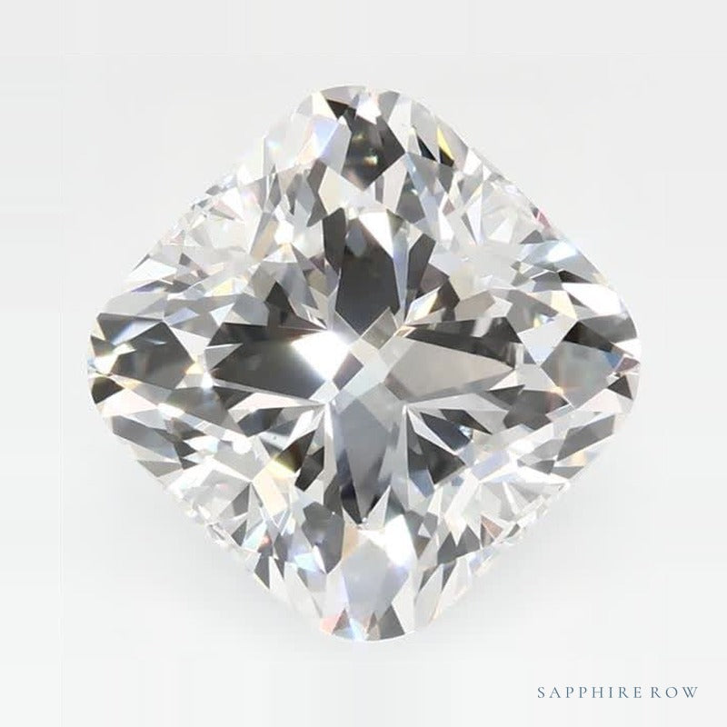 2.64 ct Lab-Grown Diamond – F VS1 – Cushion Cut – GCAL Certified — Sapphire Row · cut6