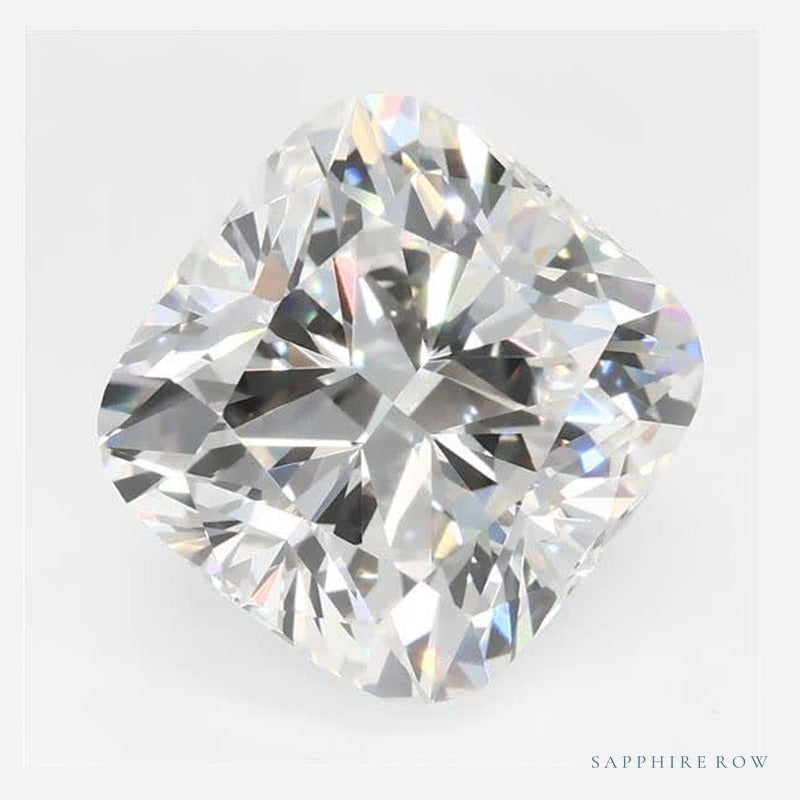 2.58 ct Lab-Grown Diamond – F VVS2 – Cushion Cut – GCAL Certified — Sapphire Row · cut6