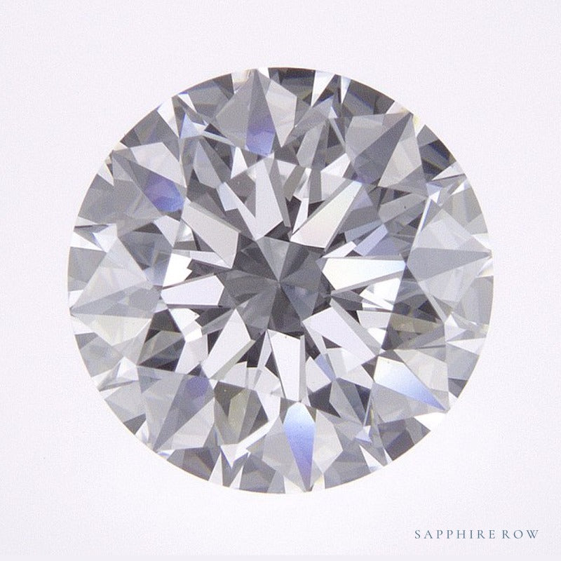 2.42 ct Lab-Grown Diamond – D VVS2 – Round Cut – IGI Certified — Sapphire Row · cut6