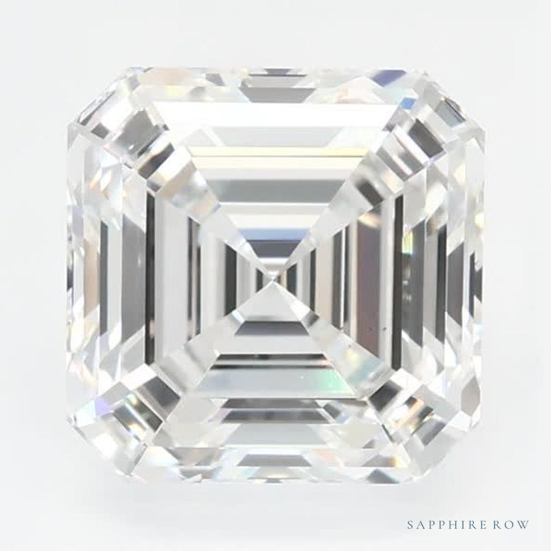 2.09 ct Lab-Grown Diamond – E VS1 – Asscher Cut – GCAL Certified — Sapphire Row · cut6