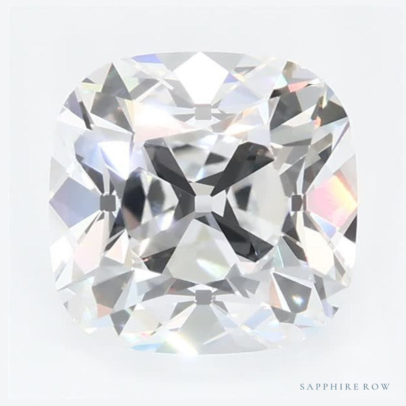 2.06 ct Lab-Grown Diamond – D VVS1 – Cushion Cut – Old Mine Cut – GCAL Certified — Sapphire Row · cut6