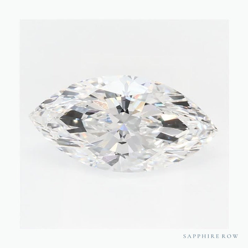 2.05 ct Lab-Grown Diamond – E VVS2 – Marquise Cut – GCAL Certified — Sapphire Row · cut6