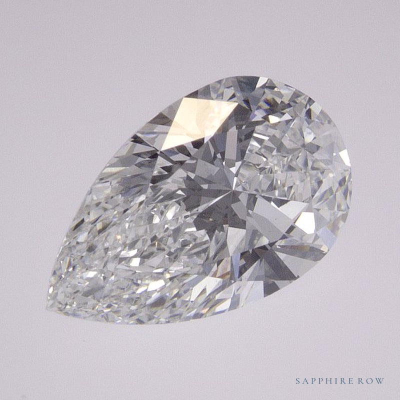 2.05 ct Lab-Grown Diamond – E VS1 – Pear Cut – IGI Certified — Sapphire Row · cut6
